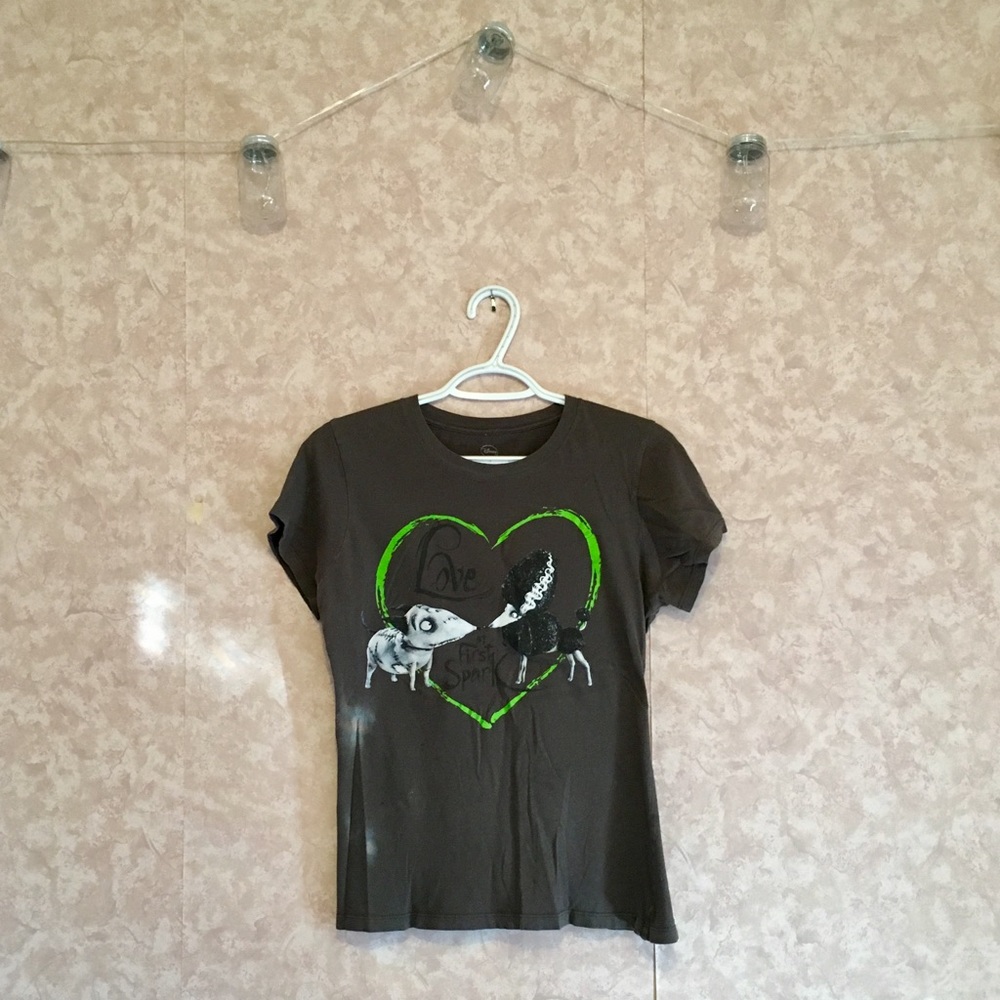 Tim Burton Frankenweenie “Love at First Spark” Tee